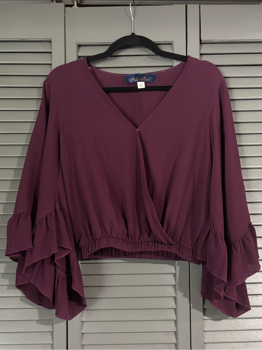 Ruffle Sleeve Blouse
